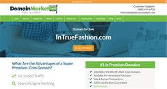 Desktop Screenshot of intruefashion.com