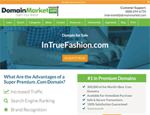 Tablet Screenshot of intruefashion.com